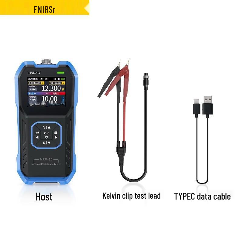 FNIRSI HRM-10 Lithium Battery Internal Resistance & Voltage Meter for 18650 Rechargeable Batteries