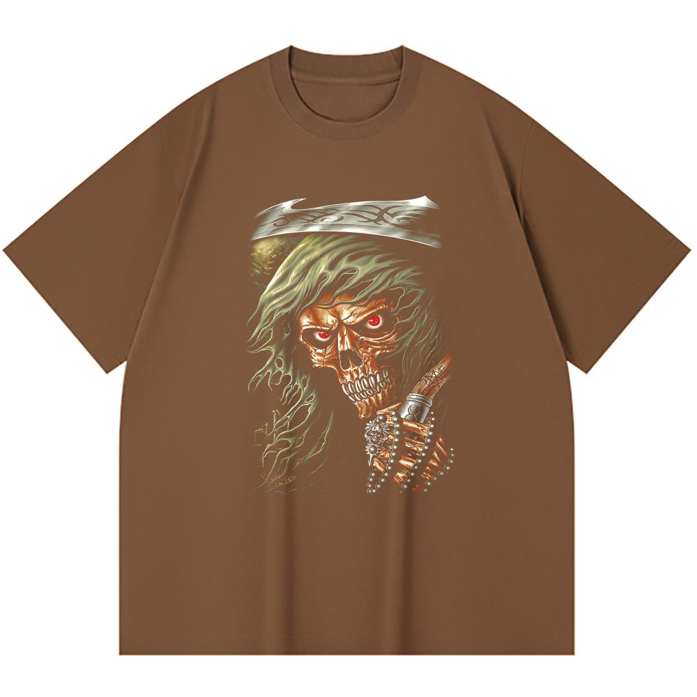 230 Gsm 100% Cotton Heavy Metal T-Shirt  Rock Band Popular Music Print Unisex Heavy Cotton T Shirt