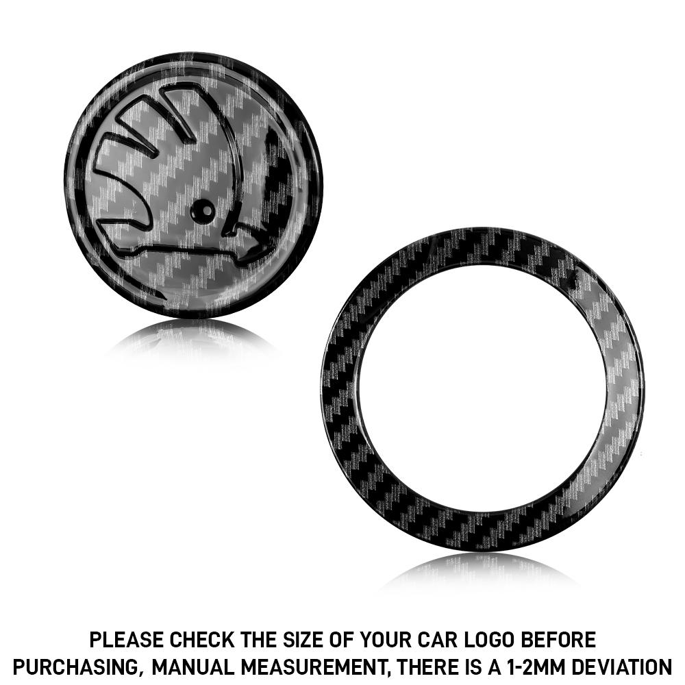 2025 Horká ABS Dekorace Odznak na volant auta Příslušenství Pro Skoda Superb Octavia Rapid Kodiaq Kamiq Karoq Fabia VRS