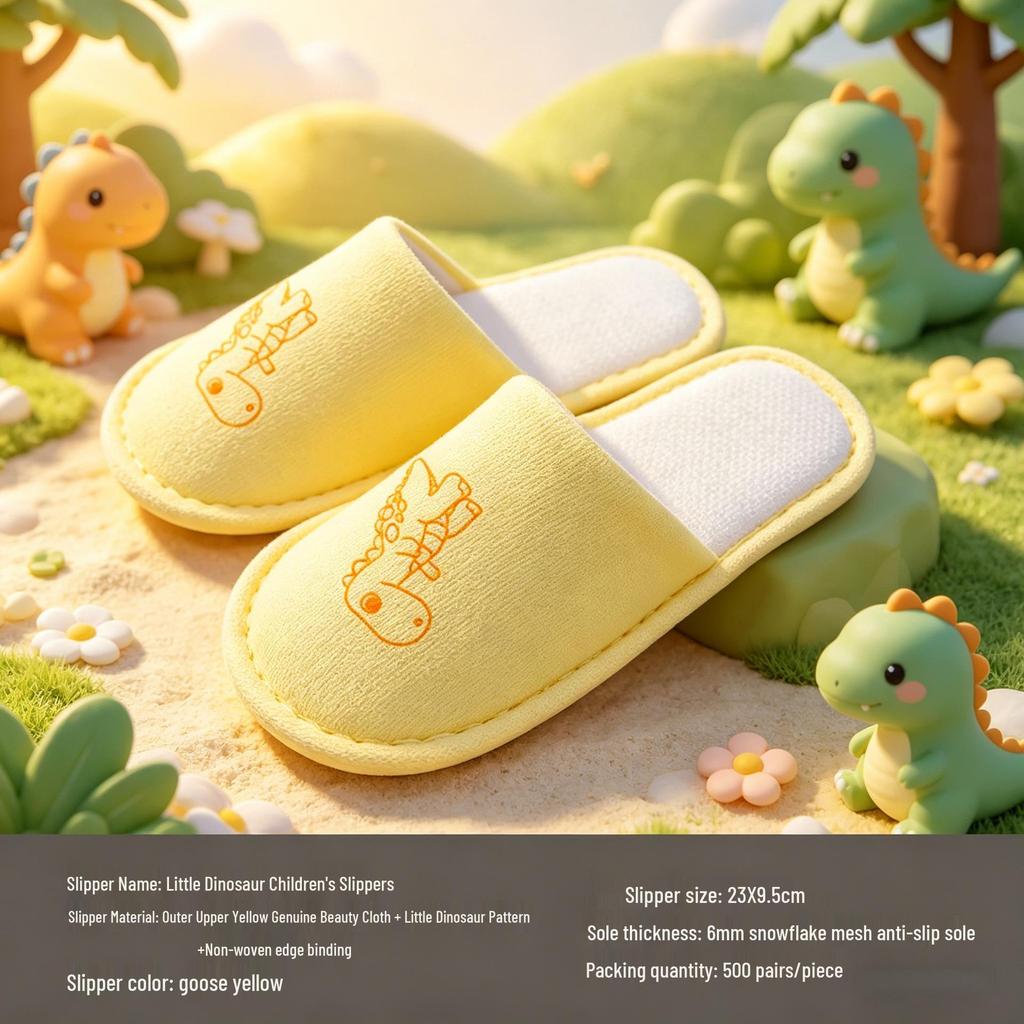 Star Hotel Disposable Non-Slip Slippers for Bed & Breakfast, Guest Room, Beauty Salon, Club House, and Home.