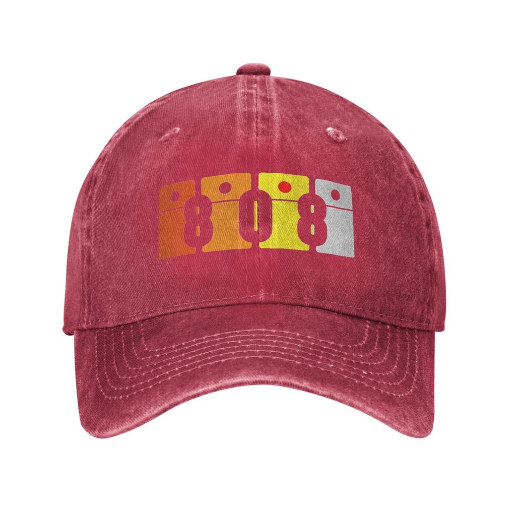 Classic Music Electronic Drum Machine Unisex Unstructured Baseball Caps s Distressed Denim Hats Casual Workouts Headwear