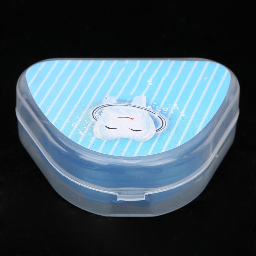 Silicone Dental Brace Orthodontic Retainer Portable Mouth Guard for Teeth Grinding