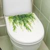 Fresh Hanging Green Plants Wall Sticker Waterproof Self Adhesive Removable Eco Friendly PVC Toilet Bathroom Decor Sticker