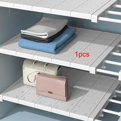 Séparateur de Tiroir Étagère de Placard à Vêtements Extensible Réglable Organisateur pour Rangement de Cuisine