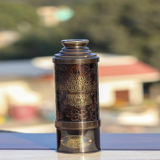 72.39 Cm Brass Telescope, Stunning Desk Decor, Gift, Custom Engraved Gift, Exquisite Handcrafted Décor for Home