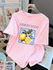 Summer TShirts Unisexs Lemon Cello Creative Fruits Printing Short Sleeve Comfortable Soft ONeck Tops Basic Unisex Clothes