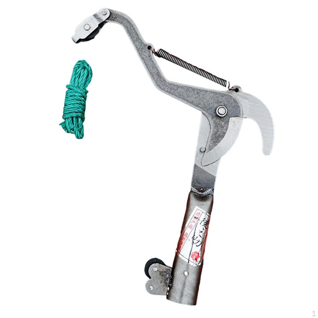 Tesoura de Poda de Alta Altitude Podador de Galhos Colhedor de Frutas Tesoura de Jardim Profissional Corda Incluída