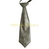 49MD Harajuku Tie Women Men Student Uniform Faux Leather Color Pre Tied Necktie