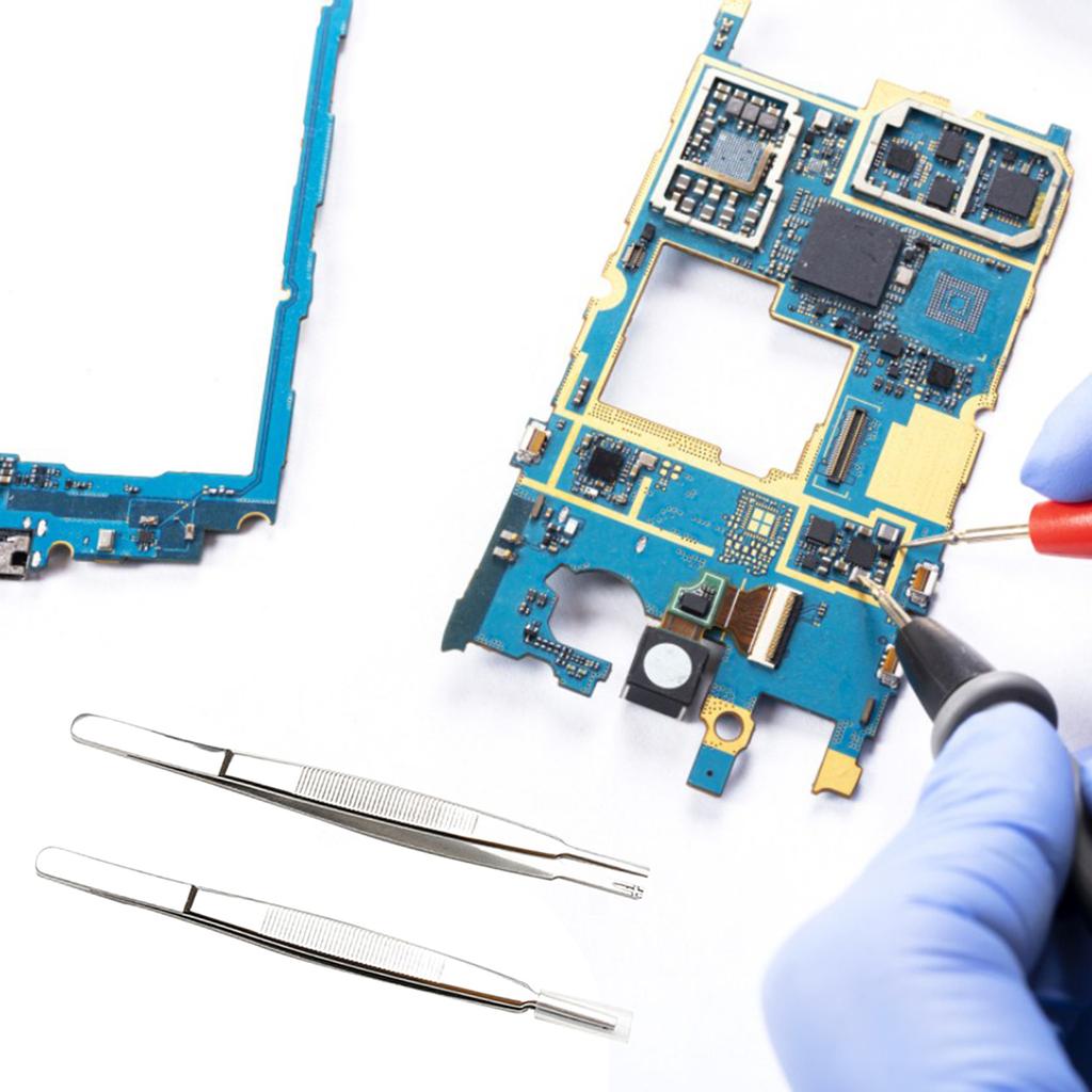 2 teile/satz Brillen Reparatur Tool Kit Optische Schraube Pinzette Professionelle Gläser Schraube Pinzette Edelstahl Pinzette Zange