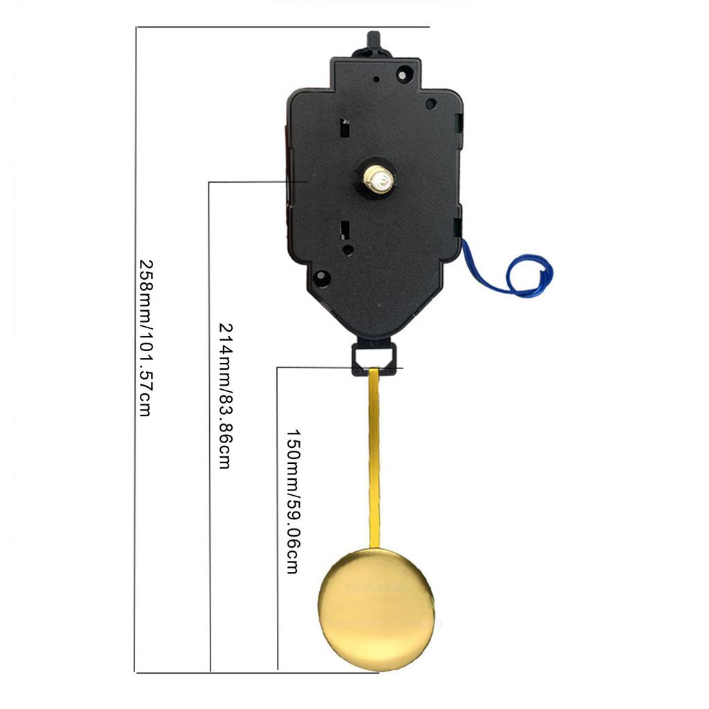 Quartzs Pendulum Clock Movement Mechanism DIY Repair Parts Replacement Kits with Melodies Chimes Box Horn Accessories