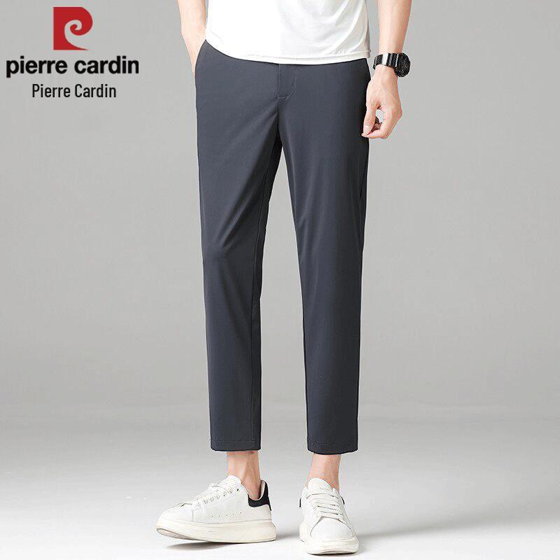 Pierre Cardin Men s Ice Silk Straight Fit Casual Trousers 36