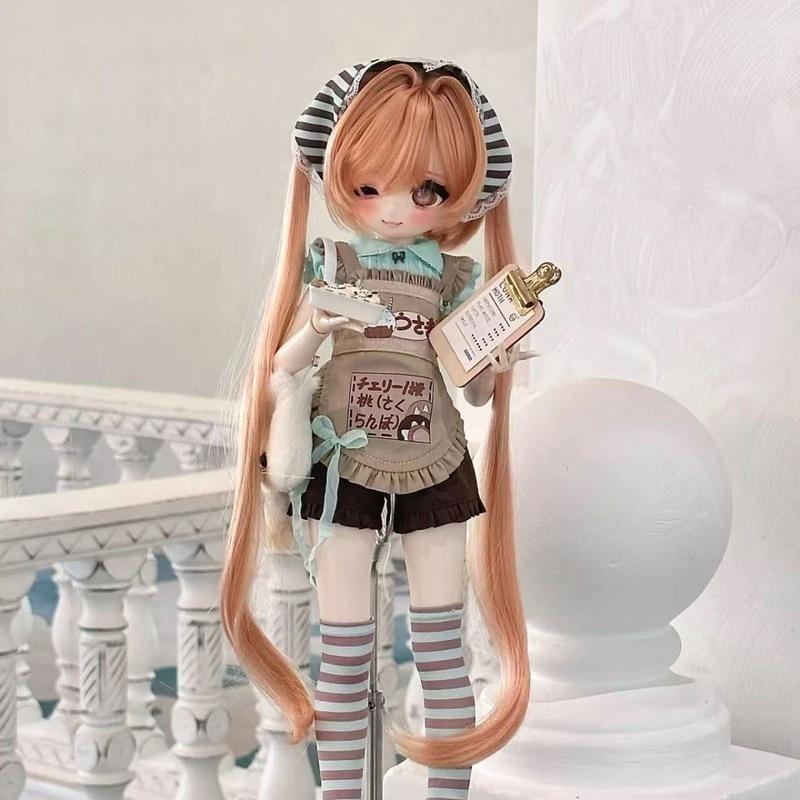 Bjd Doll Clothes Are Suitable For 1/4 Size Cartoon Sweetheart Doll Clothes And 2D Maid Doll Accessories