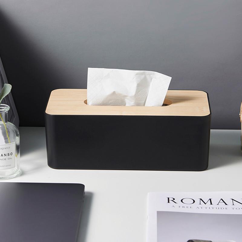 24.5X13X8.5Cm Plastic Tissue Box Japanese Style Practical Tissue Storage Boxes Household Napkin Organizer Car Tissue Box Tmz