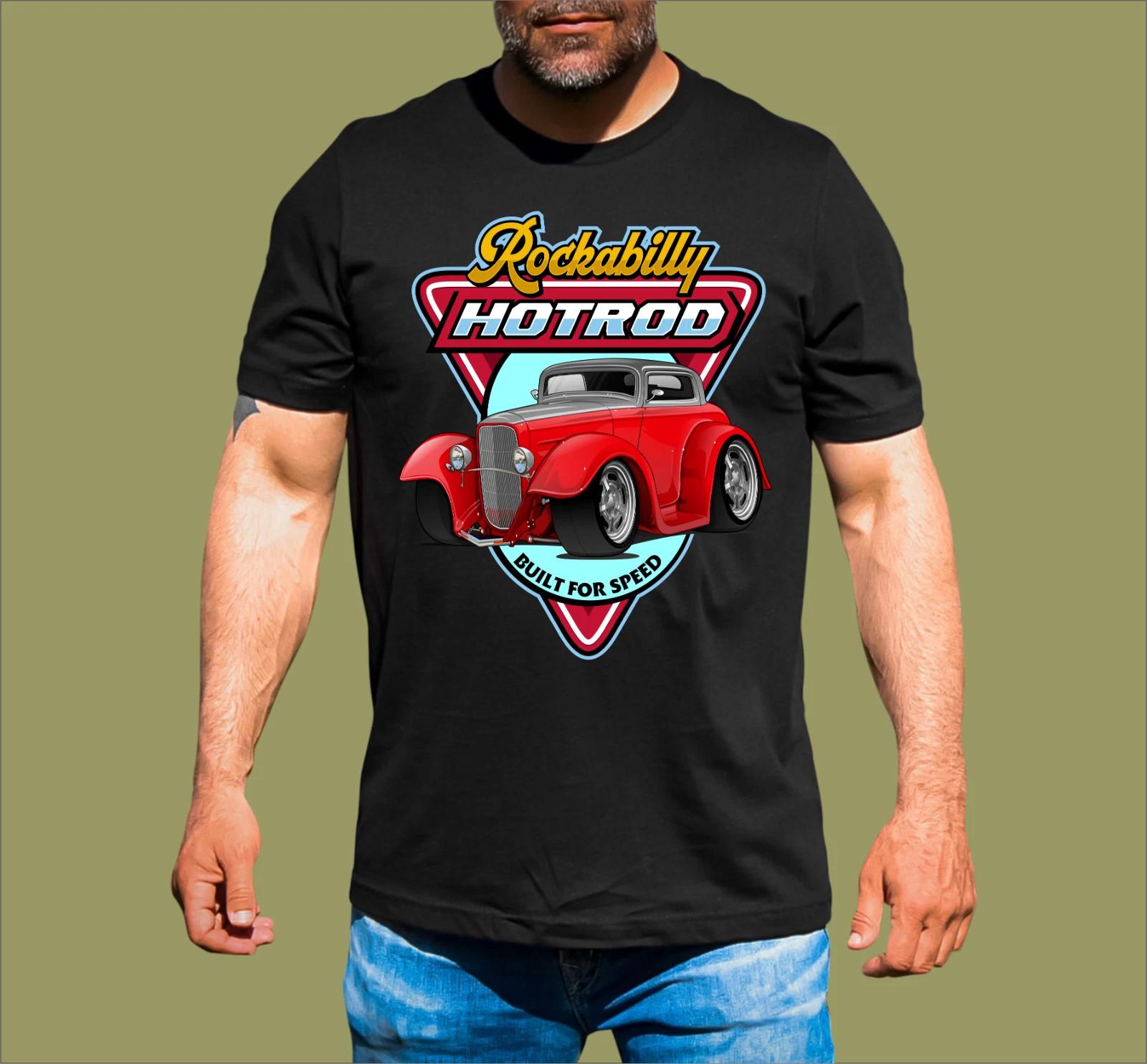 ROCKABILLY HOT ROD T-SHIRT L