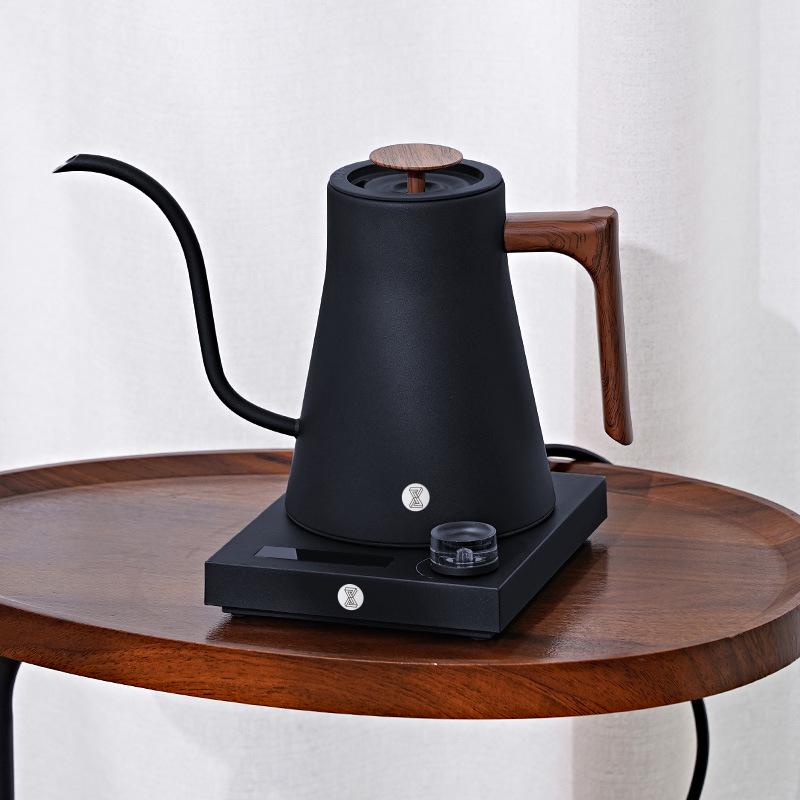 Cafetière à filtre intelligente avec contrôle de température, bec verseur fin isolé et long - Bouilloire électrique tout-en-un