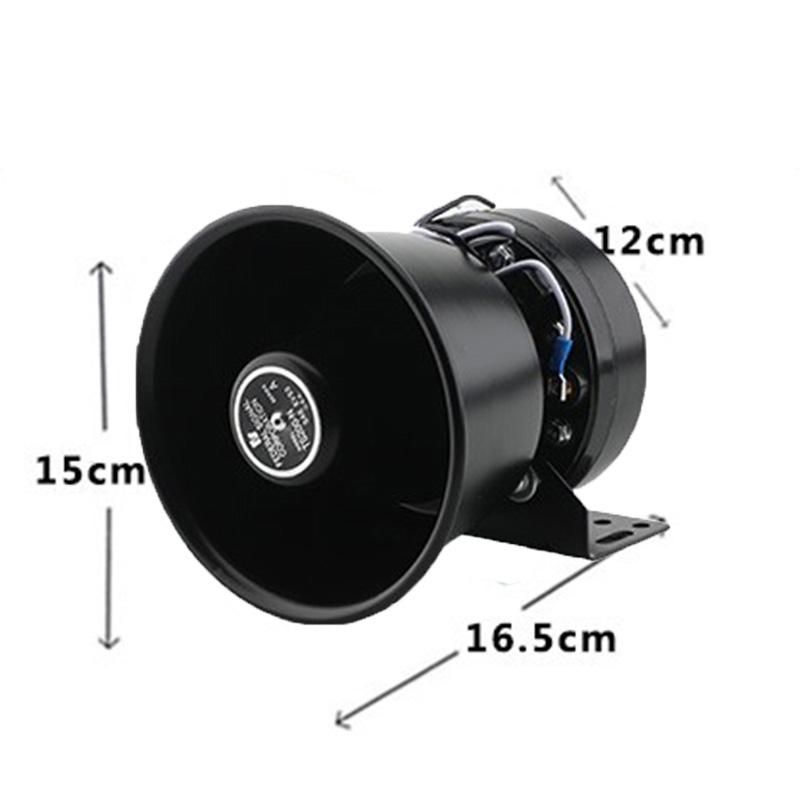 200W300W Car Alarm Horn Truck Alarm Speaker Ambulance 12V24V Alarm Air Horn Amplifier Police Firefighter Car Horn 110DB