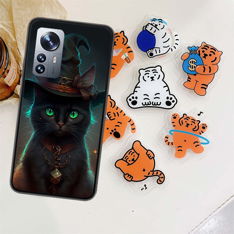 Halloween Magic Cat Phone Case For Xiaomi Poco X7 X6 M8 M7 M6 M4 M3 X4 Pro F7 Ultra M5S Mi 14 14T 15 15T 12T 10T Pro 12S 12 11 L