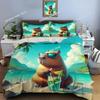 3D Adorable Lovely Carton Capybara Print Beding Set Soft Duvet Cover featuring Pilowcases Adult People plus Children Beding Set Premium Gifts