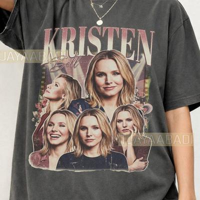 Kristen Bell Graphic T-Shirt, Vintage Bootleg Shirt, Kristen Bell Retro Tee, 90s Inspired Streetwear, Pop Culture Fan Gift
