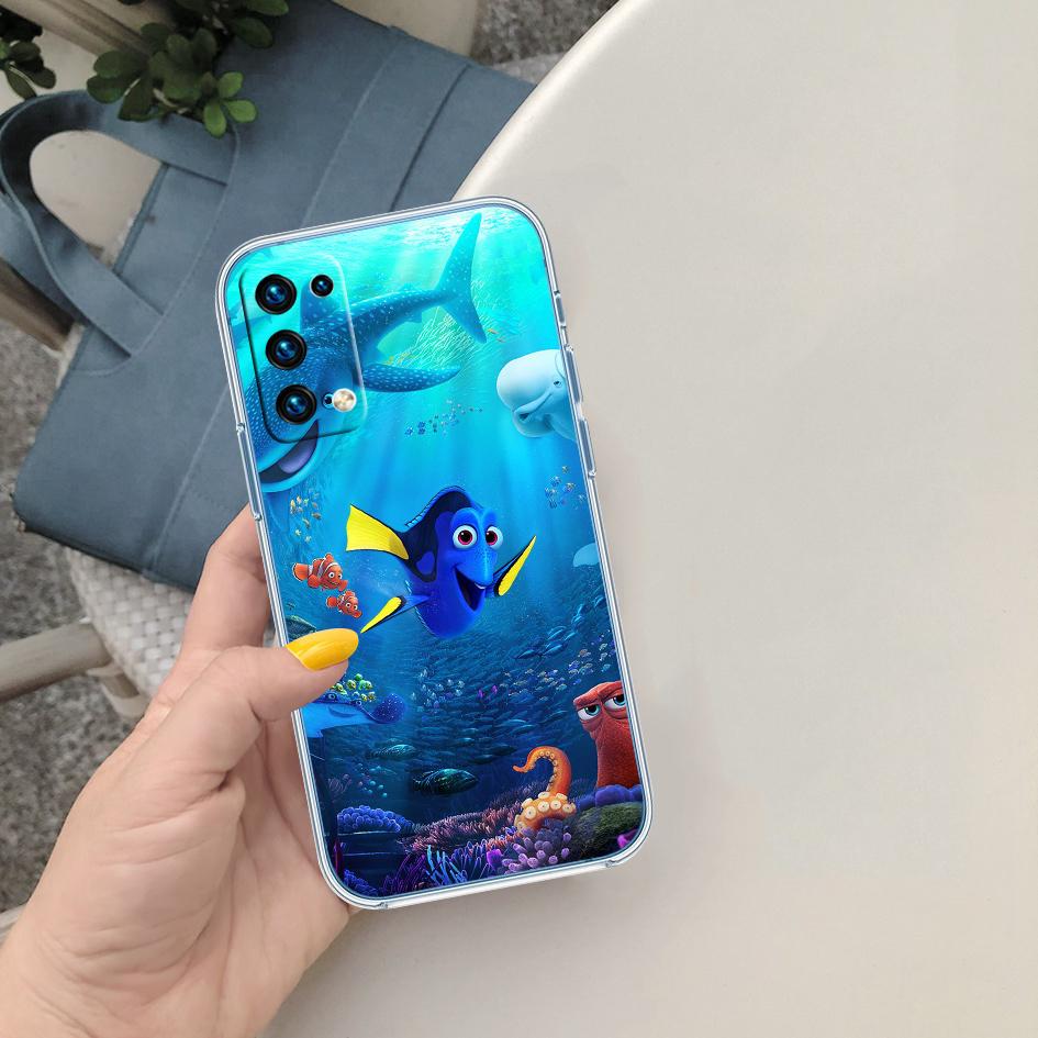 

CJ52 Finding Nemo Soft Shell Transparent Phone Case for Motorola Moto Edge 20 30 40 50 S30 Fusion Ultra Pro Neo Lite + G200 G23 Motorola Edge 30 Neo