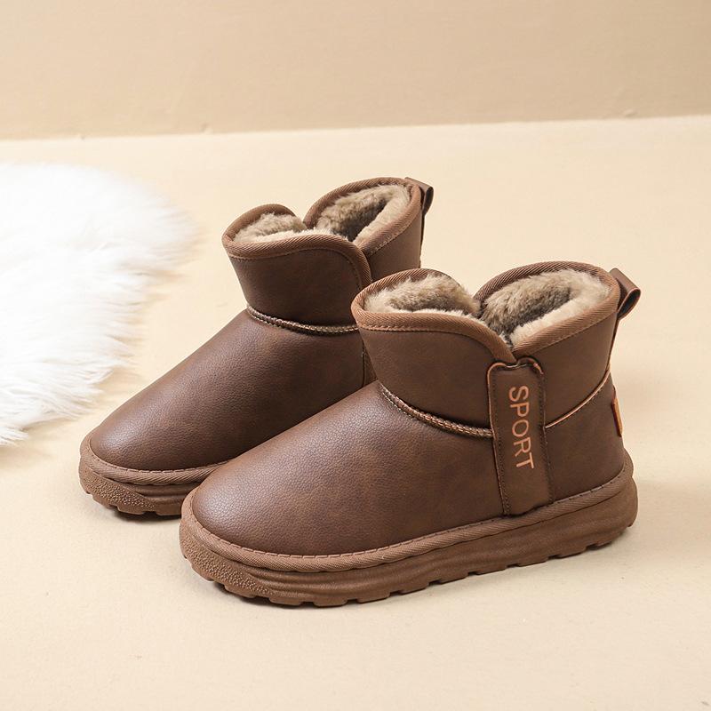2025 neue Winter-Schneestiefel Fellintegriert Rutschfest Warm Gefüttert Verdickt Herren Kurzstiefel Nordost Warme Baumwollschuhe