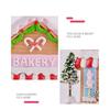 Creative New Christmas Decoration Items, Christmas Snow House Soft ClayChristmas House Decoration Pieces