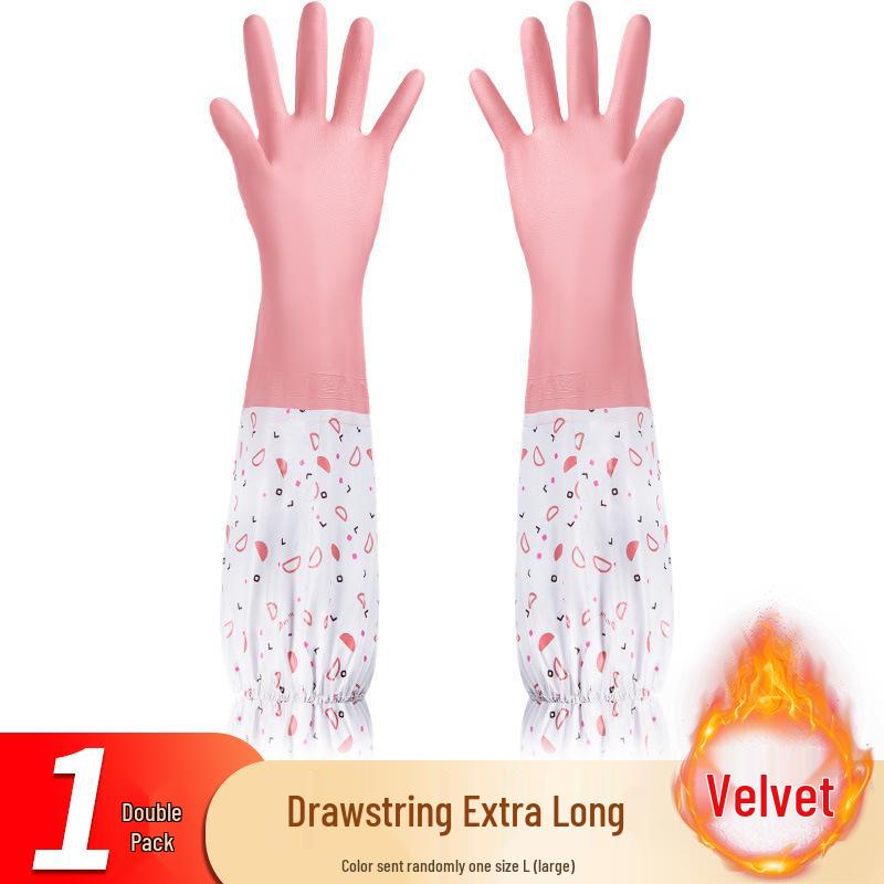 New Arrival: Women s Waterproof Soft Rubber Dishwashing Gloves