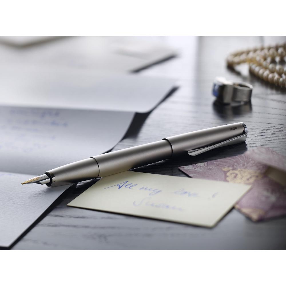 LAMY Fountain Pen Nib EF (Extra Fine Point) Studio Matte Stainless Steel L65-EF Dual-use Genuine Imported Product