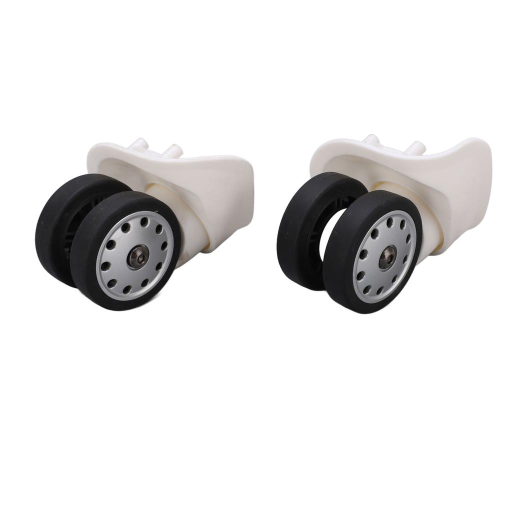 1 Pair 8 Porous Wheel Suitcase Luggage Replacement Casters for Travel Bags Large Size