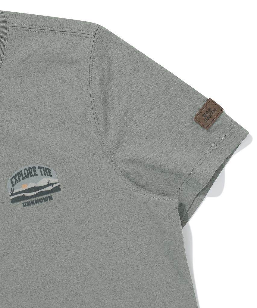 BBC EARTH Women'S Desert Policot T-Shirt Ash Blue