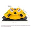 90° Tile Laying Tool: Wall & Floor Tile Level with Laser Right Angle Meter