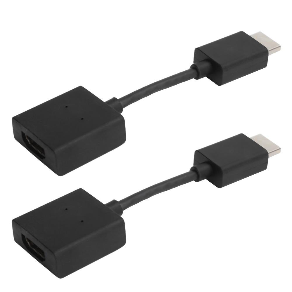 2PCS Support 4K High Resolution HD Male To Female Extension Cable for Wall-mounted TVs