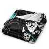 Muichiro Tokito  Blankets Fleece Textile Decor Multi-function Lightweight Throw Blankets for Bed Travel Bedding Throws