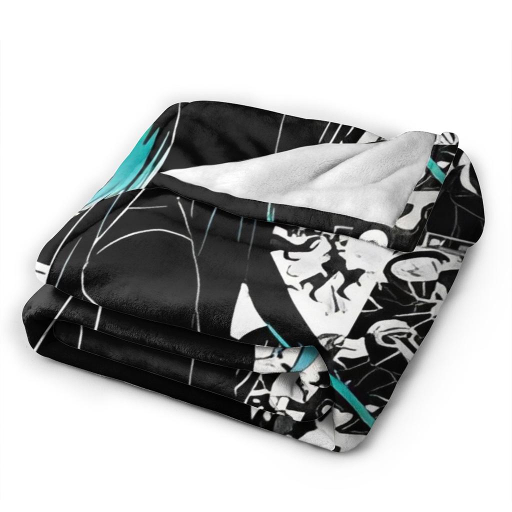 Muichiro Tokito Blankets Fleece Textile Decor Multi-function Lightweight Throw Blankets for Bed Travel Bedding Throws