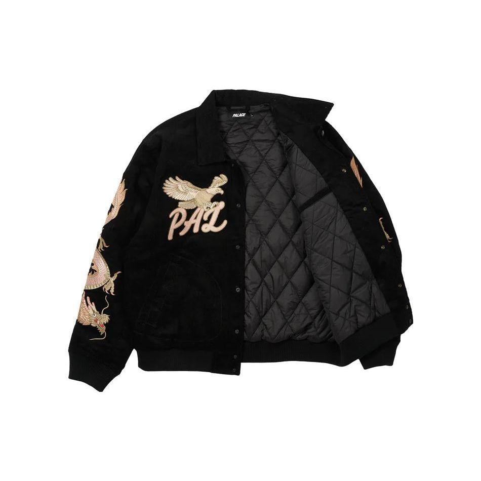 Palace Double Dragon Tour Jacket Black Unisex Outerwear P23JK172