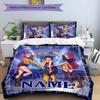 3pcs KPop Demon Hunters6 Cover Set - Personalized Name, HD Printed Bedding with 1 Cover and 2 Pillowcases - Perfect for Home Decor, Easy Care
