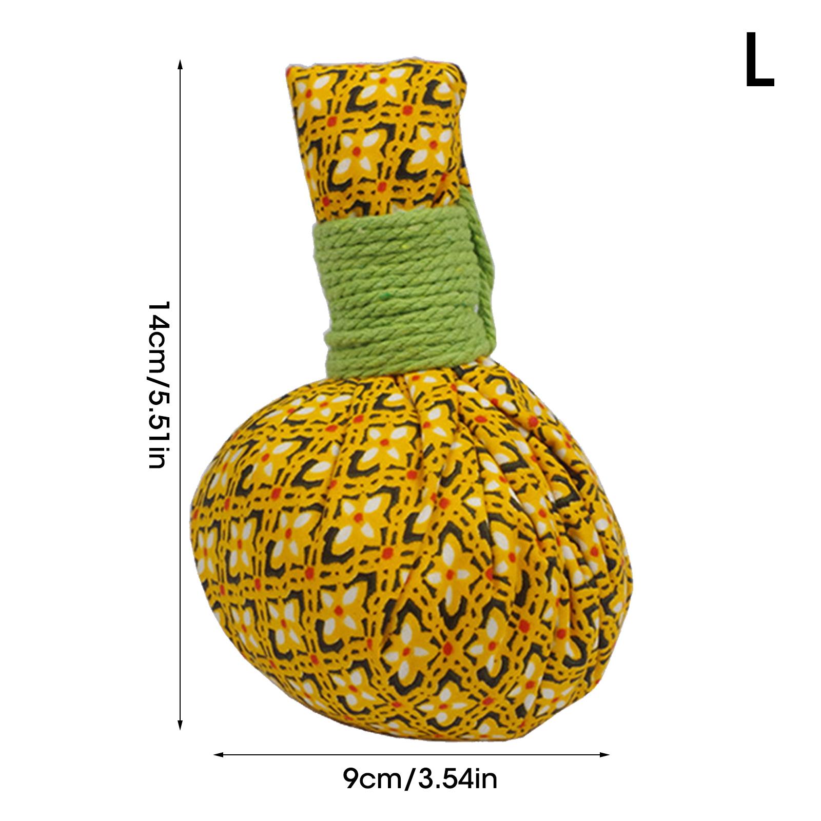 

Тепловой пакет, нагревательный пакет, шарик для здоровья, мокса, прижигание, терапия, сумка для лица, спа, массаж тела, тайский массаж L оранжевый