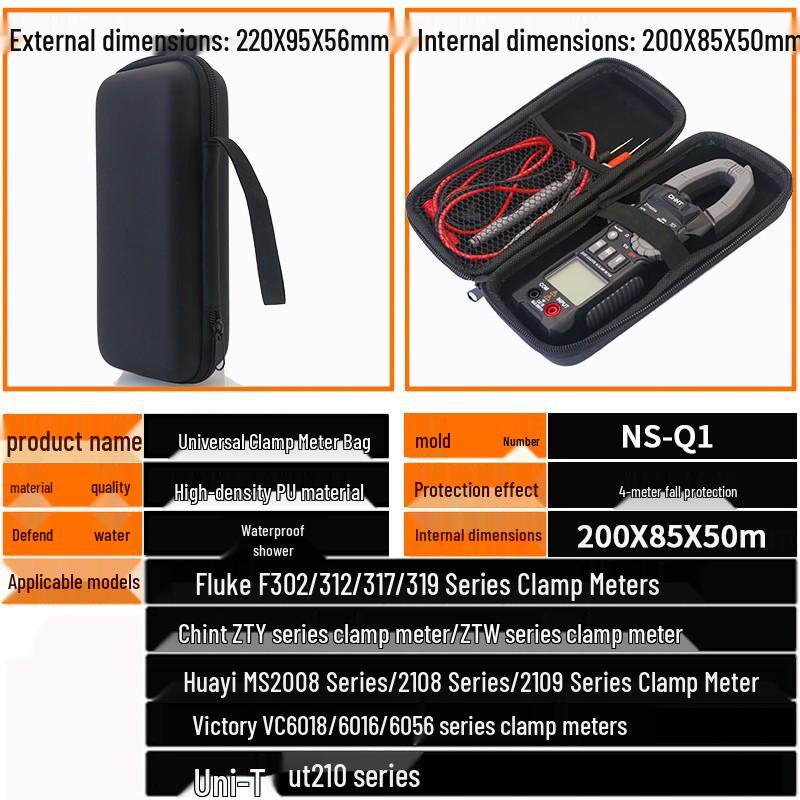 Universal Portable Multimeter Instrument Toolkit Bag