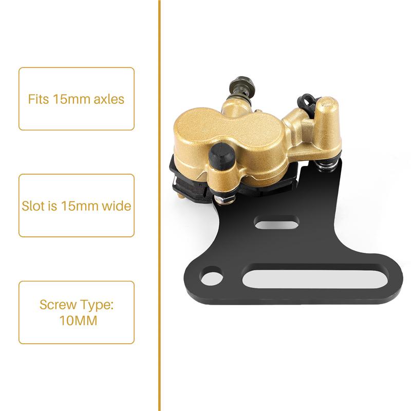 R4-Motorcycle Twin Piston Rear Hydraulic Brake Caliper Bracket For 125Cc 140Cc Pit Dirt Bike