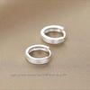 2023 Bestseller: High-End 925 Sterling Silver Hoop Earrings for Women - Light Luxury Studs