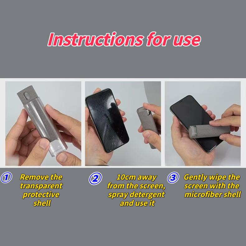 1PCS Two-in-one Cleaning Brush Is Suitable for Men and Women To Use Mobile Phone Screen Cleaning and Portable