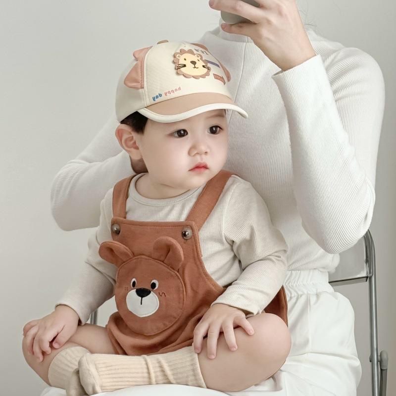 Children's Hat Spring and Autumn Girls Baseball Cap New Girls Baseball Cap Baby Sunscreen Hat Boys Sun Visor