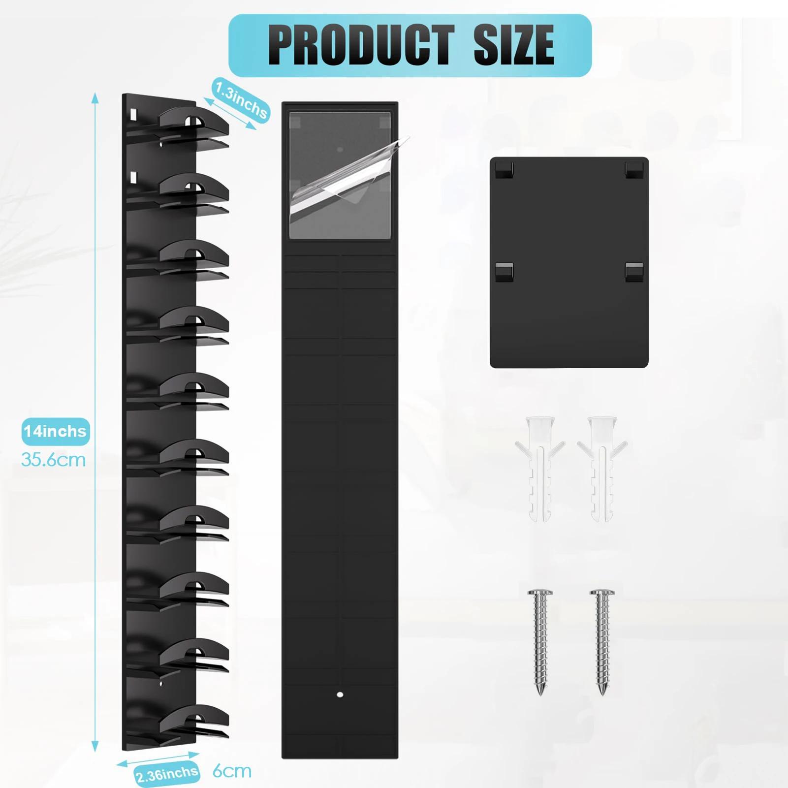 

10Grids настенная вешалка для кепок держатель для шляп держатель для бейсболок держатель для полотенец вешалка для шкафа органайзер для хранения аксессуаров экономия места чёрный