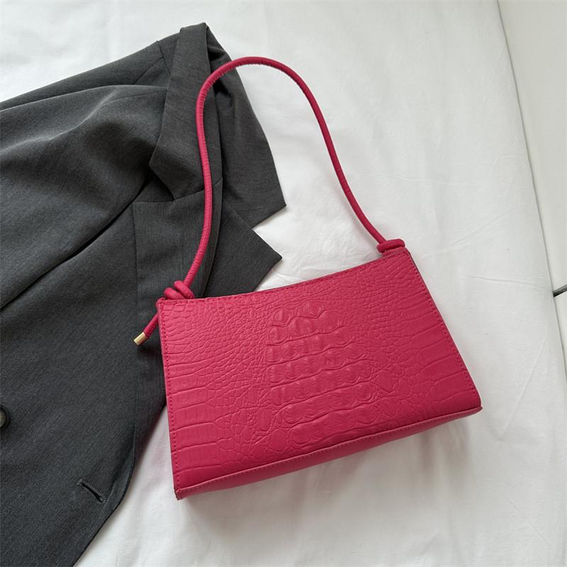 Chic Casual Small Square Bag Elegant Crossbody Purse For Women In Various Colors Including Black White Green And Orange