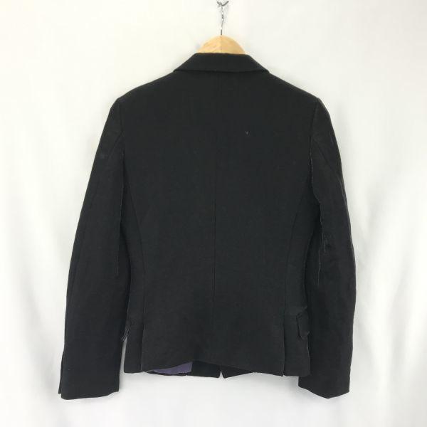 Tornado Mart Wool Tailored Jacket Single 1-Button Side Vents Black M(USED)