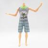 1SET 1/6 košile a kalhoty na běžné nošení Šortky pro panenku Ken Boy Letní outfity Krátké kalhoty Šaty pro panenku Barbie Příslušenství pro panenku Ken