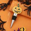 Halloween Wine Stopper In Pumpkin Shape, A Festive Gift, Zinc Alloy Wine Bottle Stopper for Preservation and Sealing