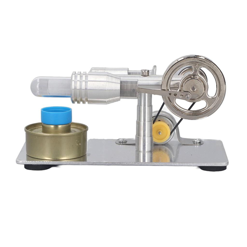 Kids Hot Air Stirling Engine Motor Model with Colorful LED Light Electricity Generator Educational