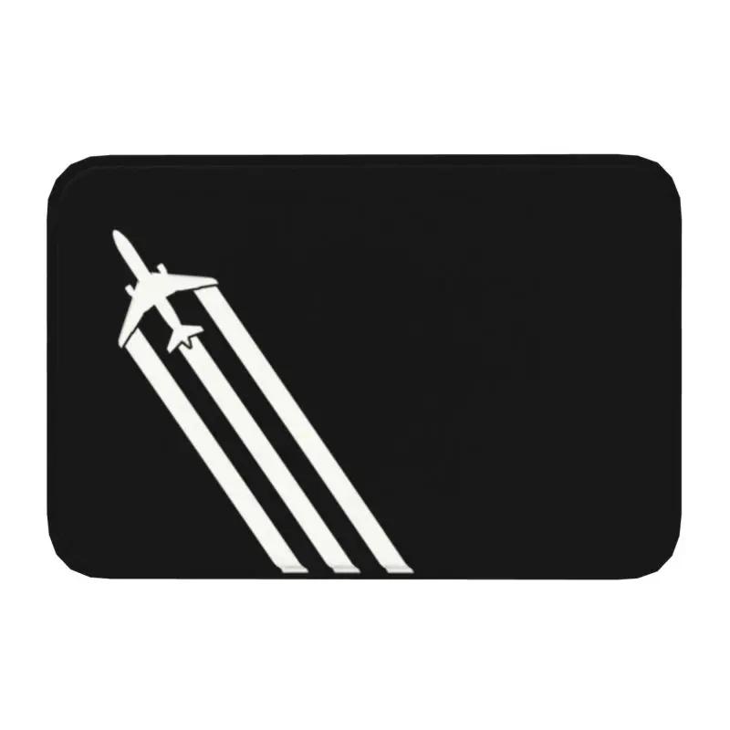 Paillasson De Pilote De Chasse Airbus Personnalisé, Antidérapant, Pour Avion D'aviation, Cuisine, Salle De Bains, Jardin, 40x60cm