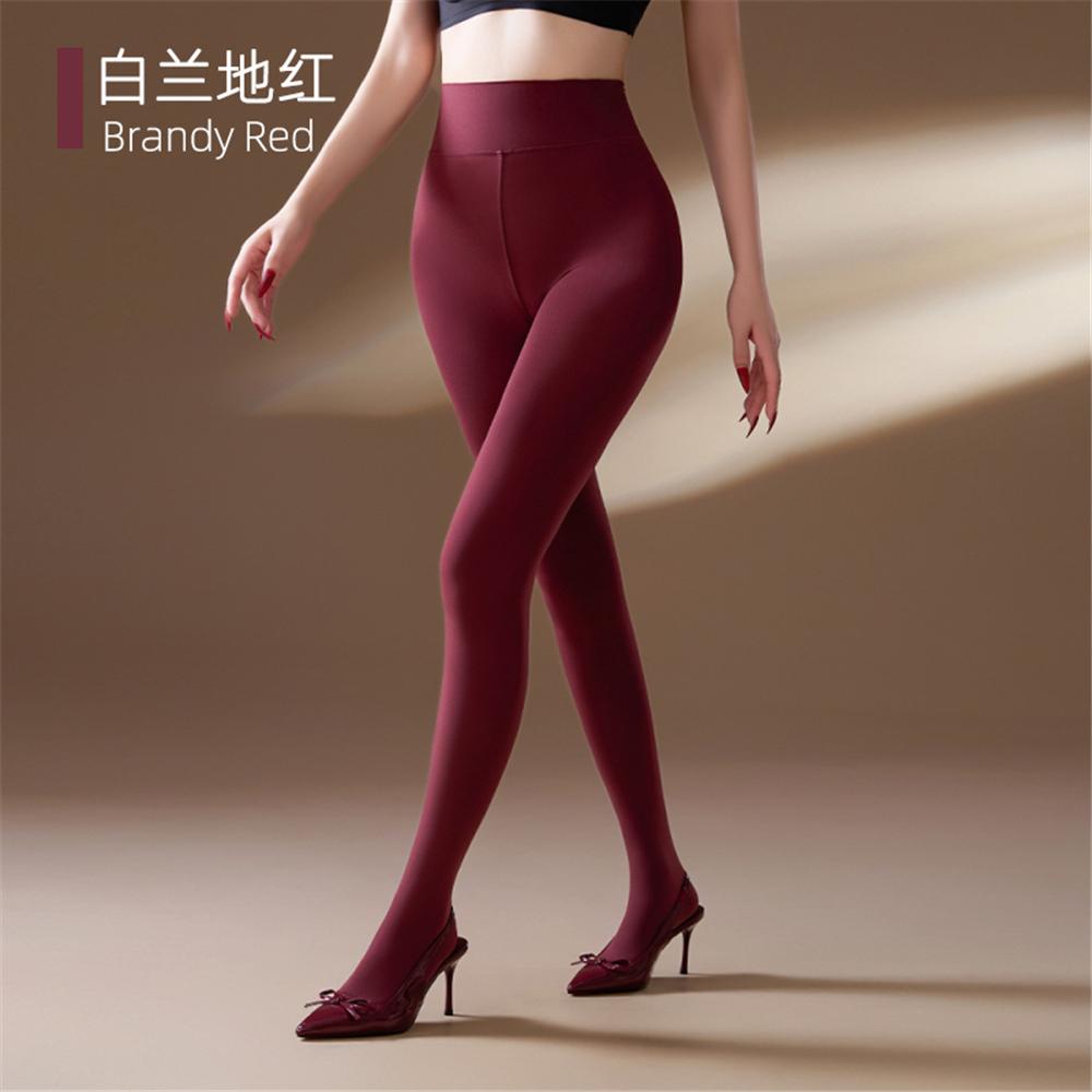 Sexy Women 120D Antumn Winter Warm Pantyhose Open Crotch Elastic Bottom Wear High Waist Tights Shaping Stocking Leggging